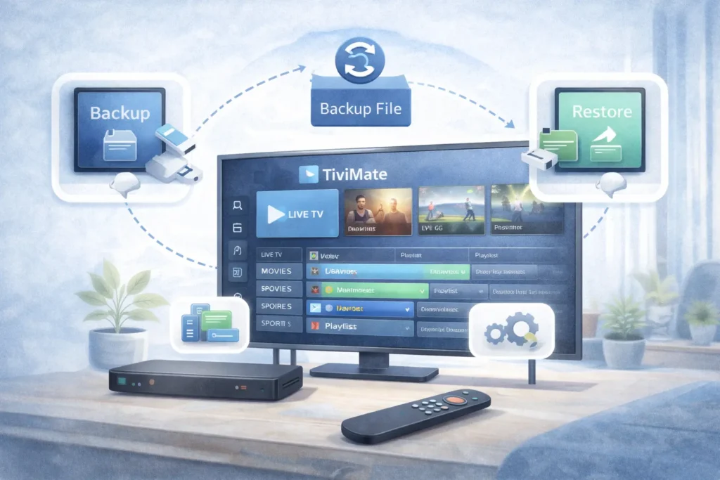 How to back up and restore TiviMate settings