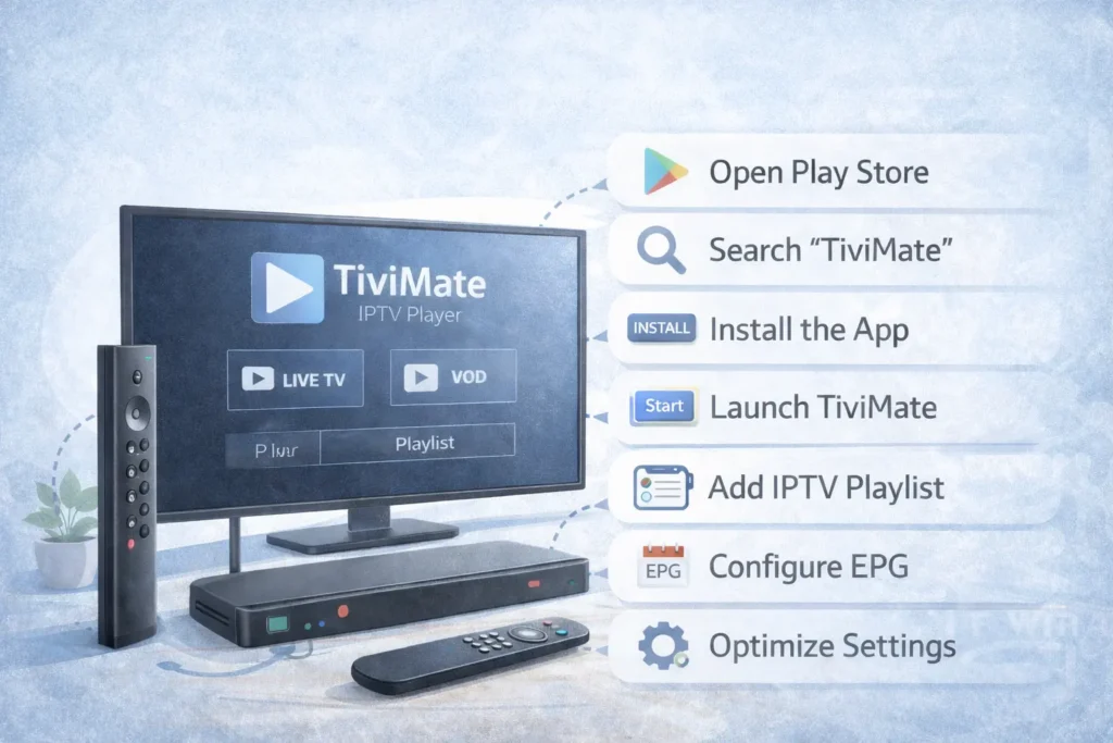 Installing TiviMate on NVIDIA Shield TV